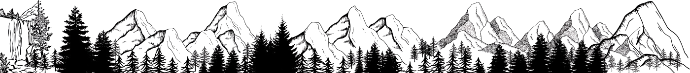Mountain silhouette
